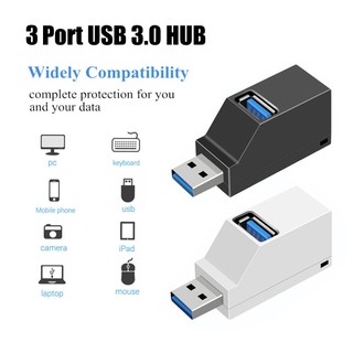 3 พอร์ต USB HUB Mini USB 3.0 HUB Splitter สำหรับ PC แล็ปท็อป U Disk Card Reader สำหรับ iPhone Xiaomi โทรศัพท์มือถือ