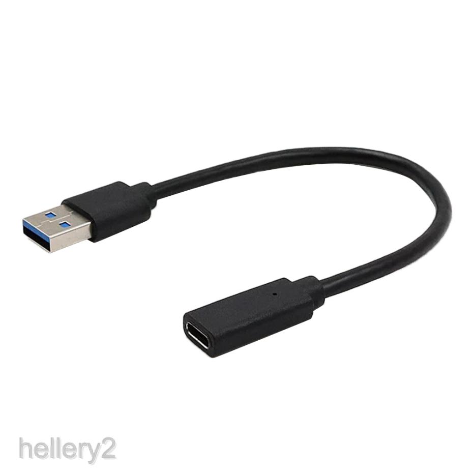 ภาพหน้าปกสินค้าUSB Type-C Adapter, Aluminum USB C Female to USB 3.0 Male Cable Bla New ที่เกี่ยวข้อง