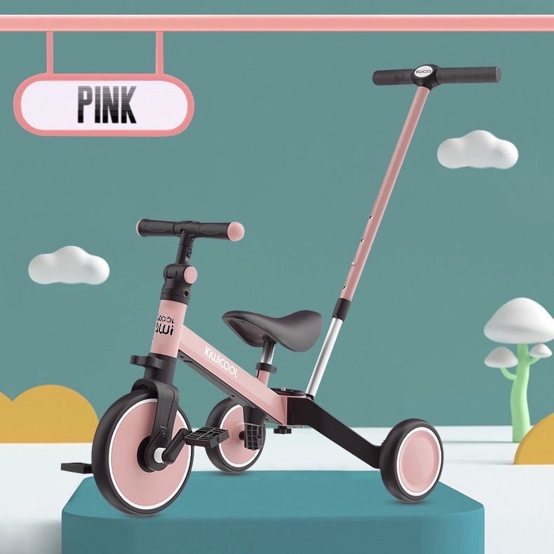 kiwicool-7in1-bicycle-จักรยานพับได้-รถจักรยาน-3-ล้อ-พับล้อเก็บได้-7-in-1-มัลติฟังก์ชัน-มีด้ามเข็น-สำหรับเด็ก-1-5-5-ปี
