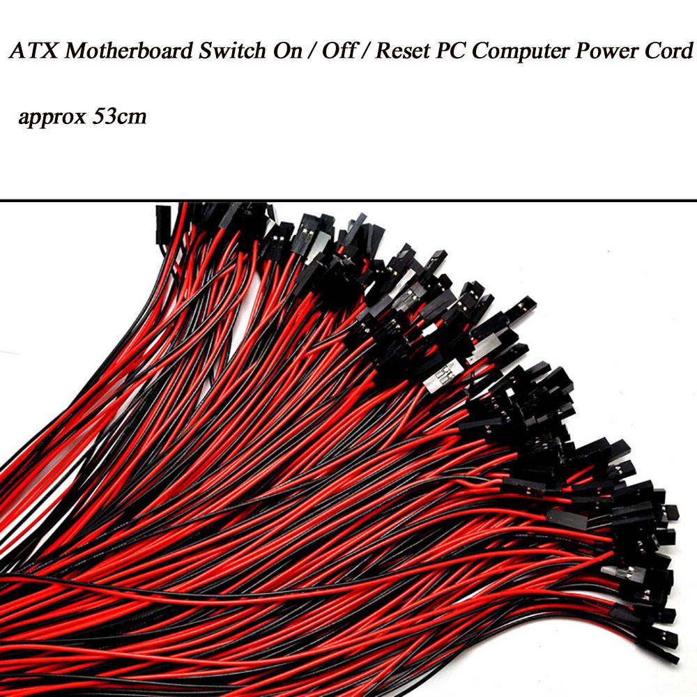 ภาพขนาดย่อของภาพหน้าปกสินค้าAtx เมนบอร์ดสวิทช์ On / Off / Reset Power Cable สำหรับคอมพิวเตอร์ จากร้าน milespickone.th บน Shopee ภาพที่ 7