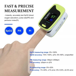 Oxygen pulse fingertip oximeter เครื่องวัดออกซิเจนปลายนิ้ว เครื่องวัดออกซิเจนในเลือด CKS50-pro ของแท้