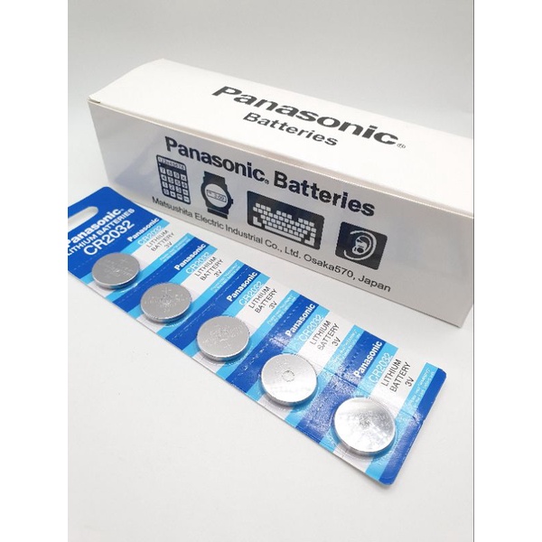 แบตเตอร์รี่-panasonic-batteries-แผง5ก้อน-ของแท้-พร้อมส่ง-ออกบิลได้