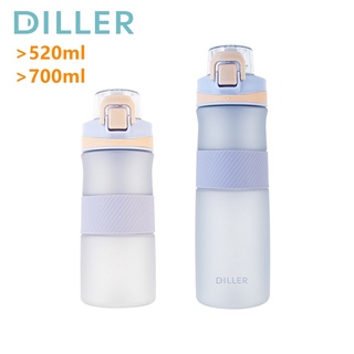Diller 520ml/700ml ขวดน้ําแบบมีสายคล้องสําหรับเล่นกีฬาและ Outdoors D51/D52