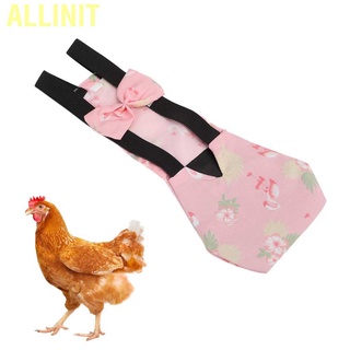 Allinit Poultry Diaper  Nylon Buckle Pet Chicken Diapers Fashion Breathable for Duck