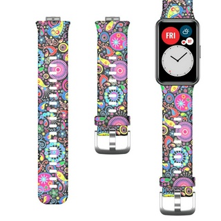ภาพขนาดย่อของภาพหน้าปกสินค้าสายนาฬิกาข้อมือสมาร์ทวอทช์ ซิลิโคน หลากสี แบบเปลี่ยน สําหรับ Huawei Watch FIT จากร้าน sunshinexu01.th บน Shopee ภาพที่ 2