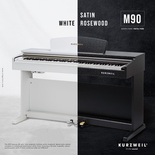 Kurzweil M90 เปียโนไฟฟ้า 88 Keys Modern Cabinet พร้อมอุปกรณ์ครบชุด