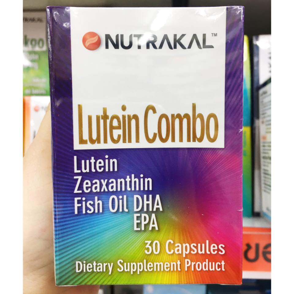 ภาพสินค้าNUTRAKAL Lutein Combo 30 แคปซูล ลูทีน ซีแซนทีน บำรุงสายตา ป้องกันจอประสาทตาเสื่อม จากร้าน pavina037 บน Shopee ภาพที่ 1