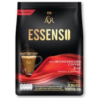 เอสเซนโซ่ กาแฟไมโครกราวด์ กาแฟสำเร็จรูป แพ็คละ25ซอง ยกแพ็ค +++Essenso 3in1 Arabika Micro Ground Coffee 22g 25bag/pack+++