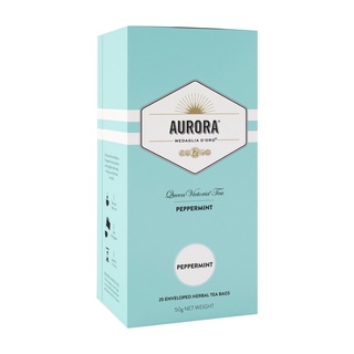 Aurora Tea Peppermint 50g 1 กล่อง 25 ซอง
