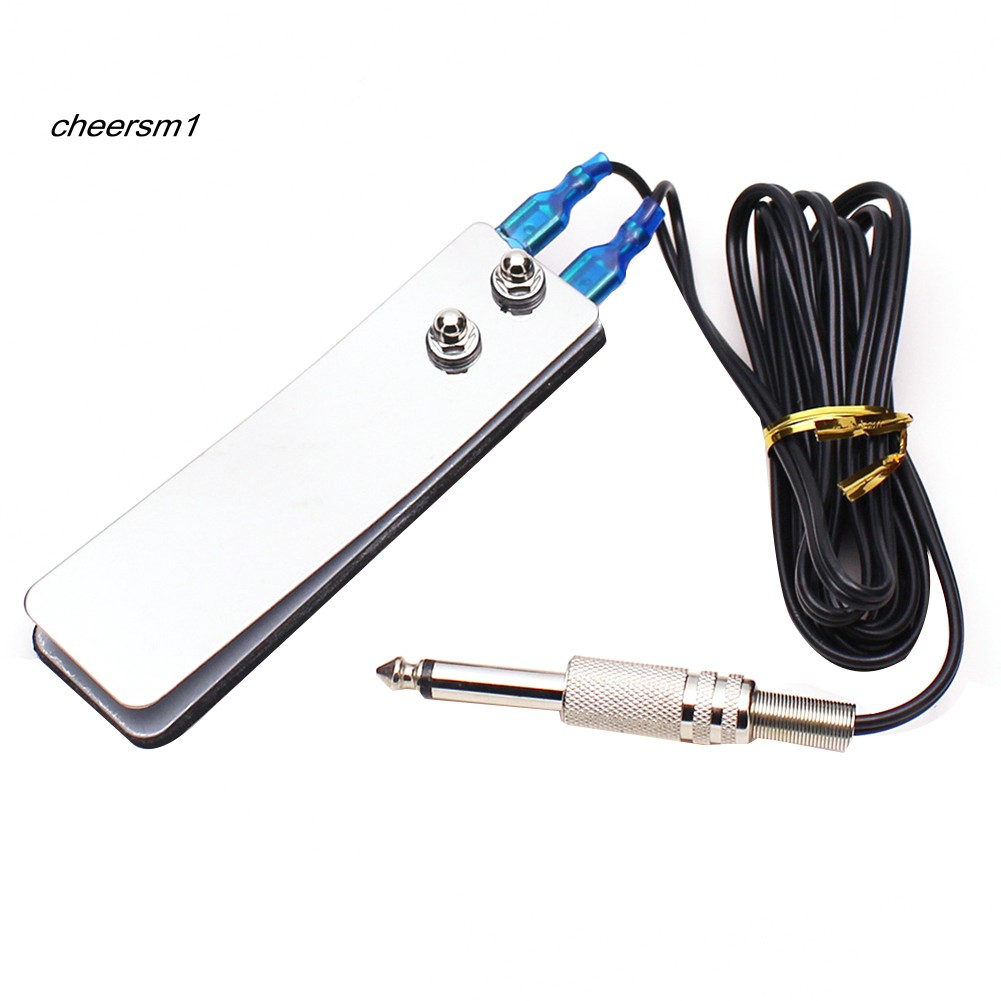 che-stainless-steel-tattoo-foot-pedal-switch-mic-plug-machine-hook-line-accessories