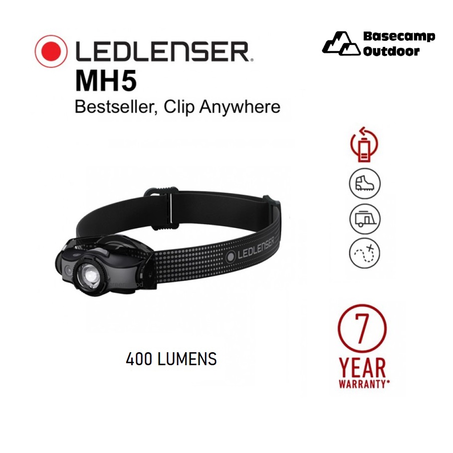 ledlenser-mh5-ไฟฉายคาดหัวตัวขนาดเล็ก