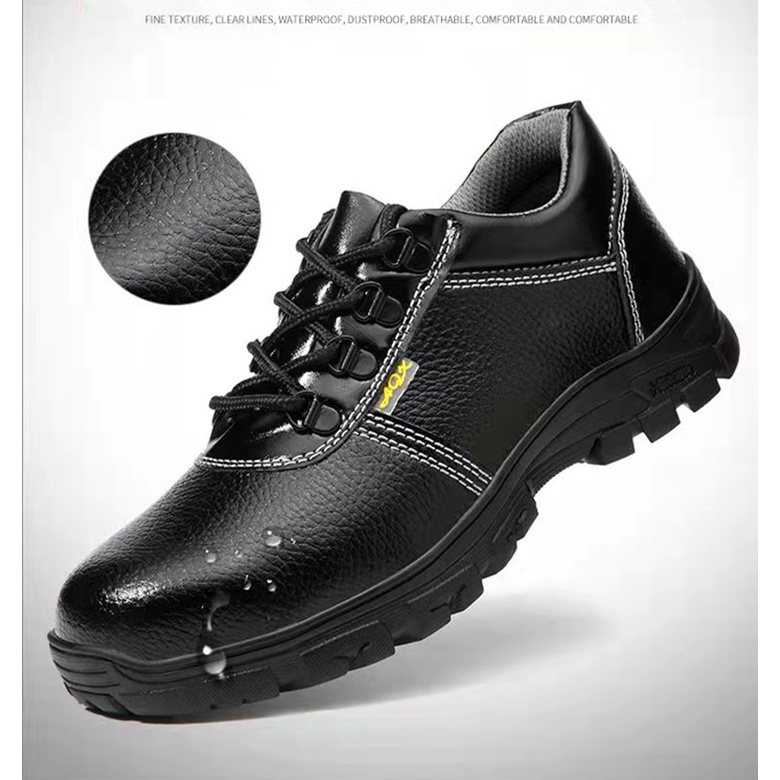 ภาพสินค้ารองเท้าเซฟตี้ safety shoes หัวเหล็ก พื้นเหล็ก SIZE 36-48 J211 จากร้าน jintalasu บน Shopee ภาพที่ 5