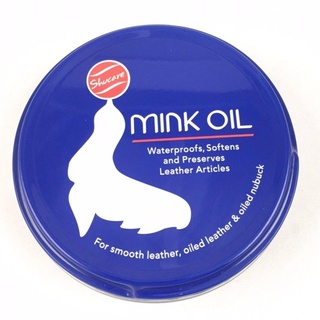 Mink Oil ไขปลาวาฬ 100 ml. ครีมรักษาหนังกลุ่มออยล์ให้นุ่มและให้สี เข้มขึ้นตามธรรมชาติของเครื่องหนัง ให้ความเงางามและช่...