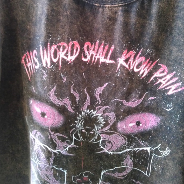 เสื้อยืด-โอเวอร์ไซซ์-พิมพ์ลายการ์ตูนอนิเมะ-this-world-shall-know-pain-สไตล์วินเทจ-สําหรับผู้ชาย-และผู้หญิง