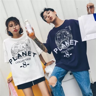 ❌หมดทุกสี รอสินค้าเข้าคะ❌ เสื้อoversize สกรีนลายplanet 🌍