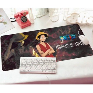 แผ่นรอง เม้าส์(mouse) คีร์บอร์ด Keyboard โน๊ตบุ๊ค notebook ลาย วันพีช ONEPIECE ขนาด 70x30 ซม.