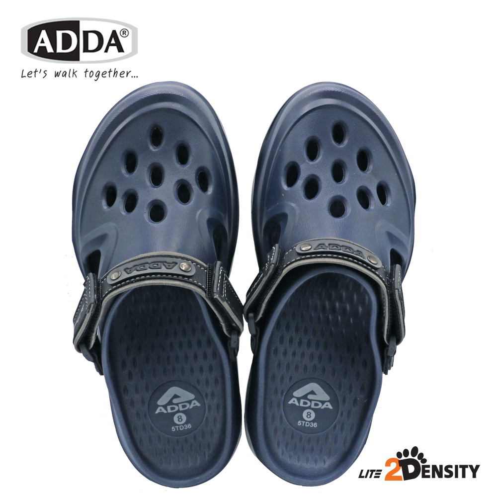 adda-2density-รองเท้าแตะ-รองเท้าลำลอง-สำหรับผู้ชาย-แบบสวมหัวโต-รุ่น-5td36m2-ไซส์7-11