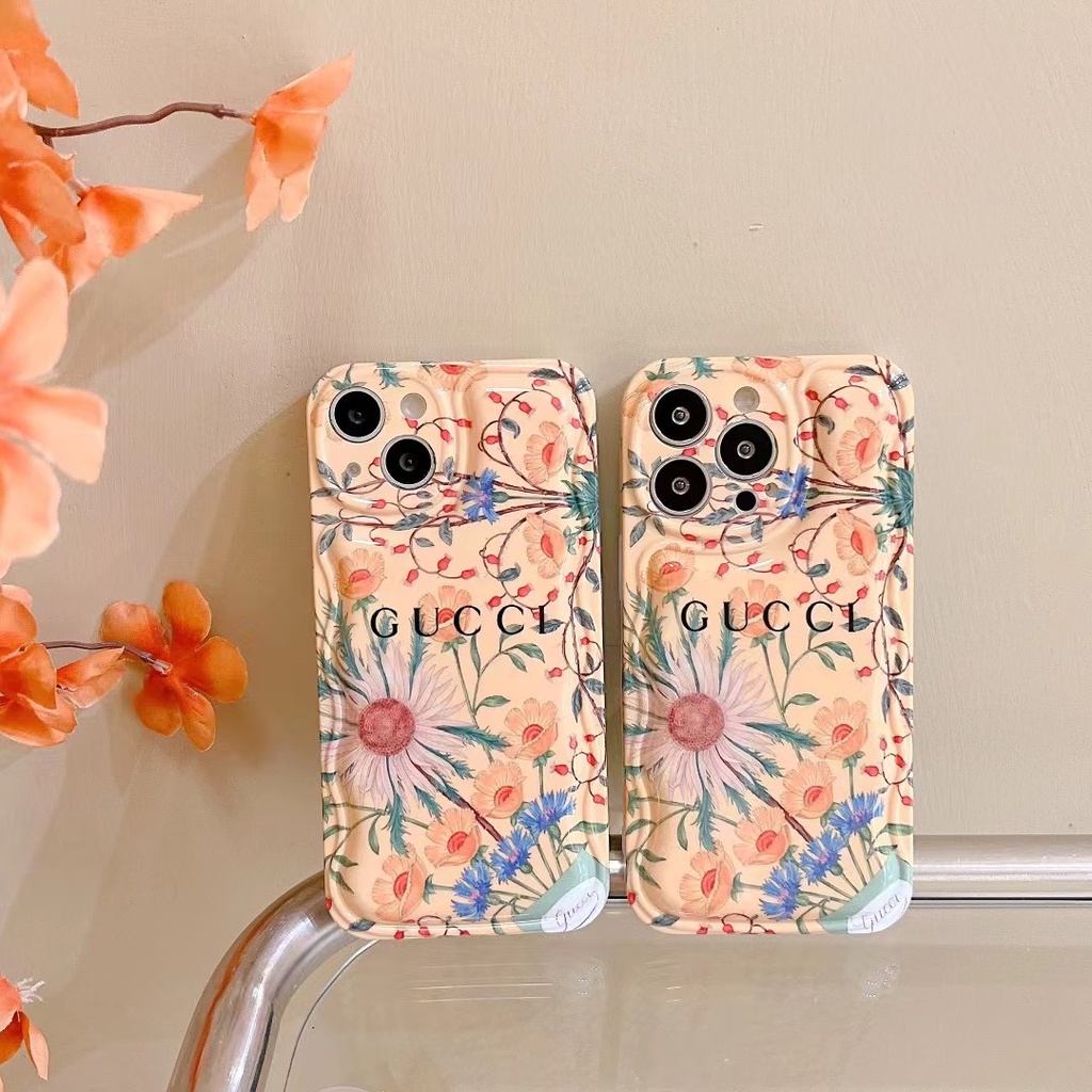 ส่งเชือกเส้นเล็ก-เคสไอโฟน14-pro-max-13-12-11-เคส-for-iphone-14พลัส-ดอกไม้-พกง่ายๆ-การป้องกันการตก-case