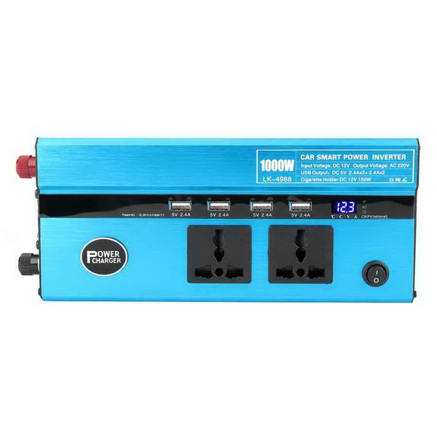 ตัวแปลงไฟรถให้เป็นไฟบ้าน-car-smart-power-inverter-1000w-dc-12v-to-ac-220v-50hz-w-4-usb-ports-2-ac-2dc-outlets