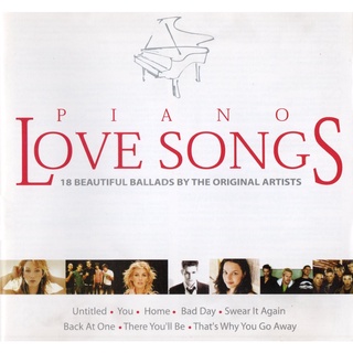 CD Audio คุณภาพสูง เพลงสากล Piano Love Songs 2005 (ทำจากไฟล์ FLAC คุณภาพ 100%)