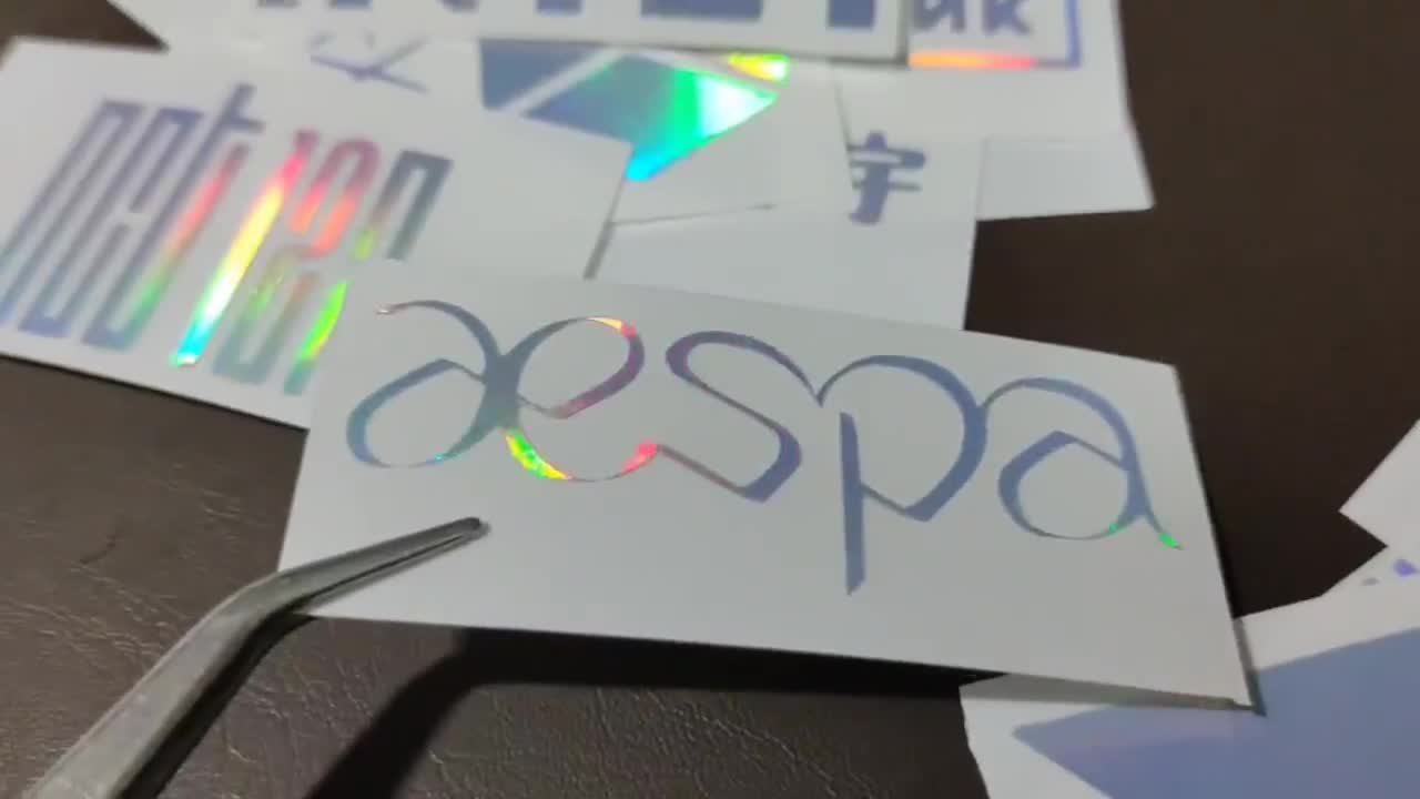 พร้อมส่ง-sticker-hologram-aespa-มีเก็บเงินปลายทาง