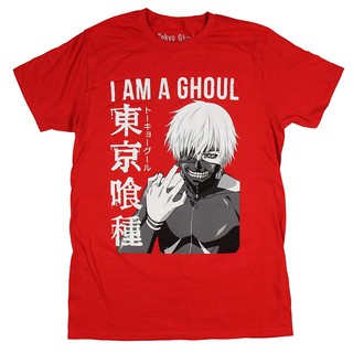 เสื้อยืดพิมพ์ลาย tokyo ghoul manga แฟชั่นสําหรับผู้ชาย