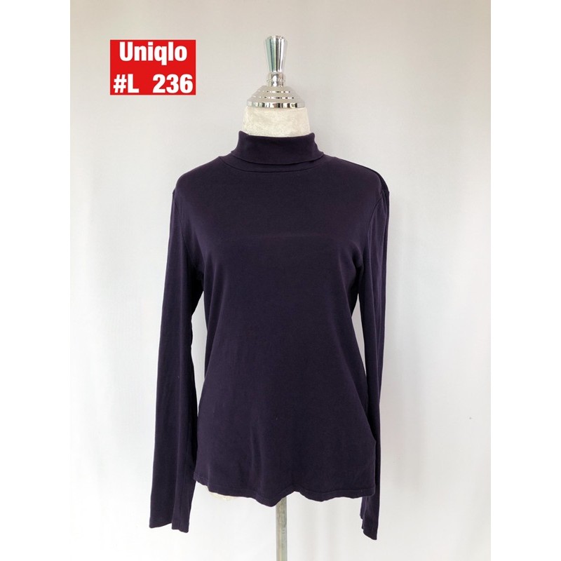 เสื้อคอเต่าแขนยาว-uniqlo-l-เสื้อคอปีน-uniqlo