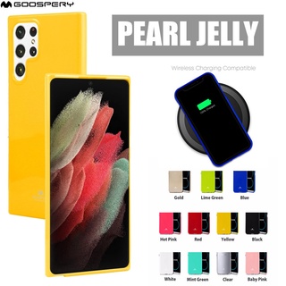 Samsung Galaxy S22 Plus Ultra รุ่น Mercury Goospery Colorful Pearl Jelly TPU Case