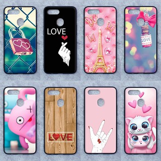 เคส Oppo A7 / A5s / A12 ใช้เคสเดียวกัน ลายอินเลิฟ ขอบนิ่มหลังแข็ง เคส ถือ เคส Caseเคส TPU ขอบนิ่มหลังแข็ง ไม่ขูดตัวเครื่