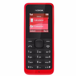 โทรศัพท์มือถือโนเกีย  ปุ่มกด NOKIA 105 (สีแดง)  3G/4G รุ่นใหม่ 2020