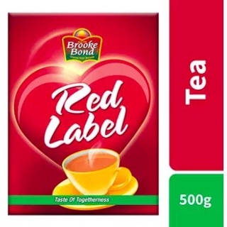 Brook Bond Red Label Tea 500G ชาอินเดีย เรดเลเบิ้ล ตรา Brooke Bond (500 กรัม)