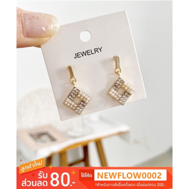 s925-jewelryแฟชั่นต่างหู-คุณภาพดี-สวยเก๋-สไตล์เกาหลี