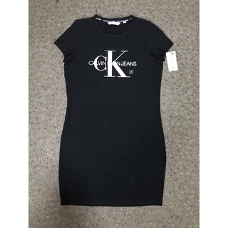 Dress Ck (Cavin Klein) พร้อมส่งแท้จากusa สีดำ size xs และ s