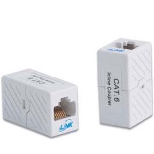 หัวต่อสายแลน-connector-rj45-cat6-link-us-4006-ใช้ต่อสายแลนสองเส้นเข้าด้วยกัน