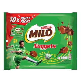 ถูกสุด💥ไมโลนักเก็ต Nestle MILO Nuggets (15กรัม×10ห่อ)แพ็คสุดคุ้ม