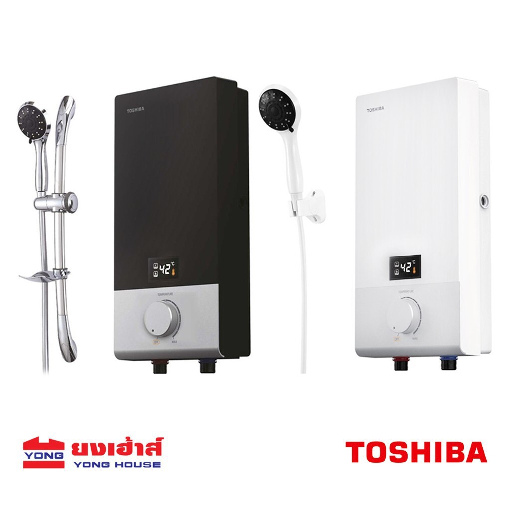 ราคาและรีวิวTOSHIBA เครื่องทำน้ำอุ่น กำลังไฟ 4500 วัตต์ โตชิบา รุ่น DSK45ES5KW DSK45ES5KB 4500 w