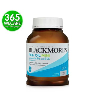 ภาพขนาดย่อของภาพหน้าปกสินค้าBlackmores Fish Oil mini 1000 mg. (แบลคมอร์ส ฟิชออย) 400Caps ช่วยบำรุงสมอง จากร้าน wecare1 บน Shopee