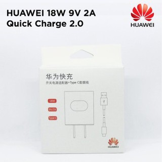 ชุดชาร์จ HUAWEI 18W 9V 2A  Wall Chager Adapter + 1M type c cable