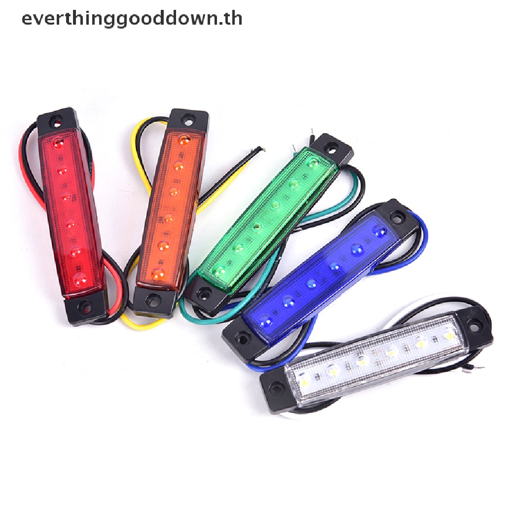 ever-ไฟหรี่-led-12v-6-ดวง-1-ชิ้น-สําหรับติดรถยนต์