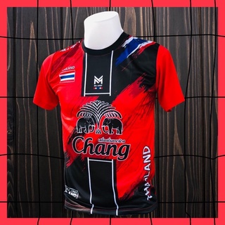 เสื้อกีฬา M-25 พิมพ์ลาย ช้าง