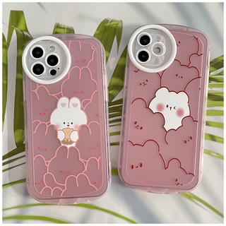 FOR IPHONE 15 6 6S 7 8 14 PLUS X XS XR 11 12 13 MINI MAX PRO bear oval soft case