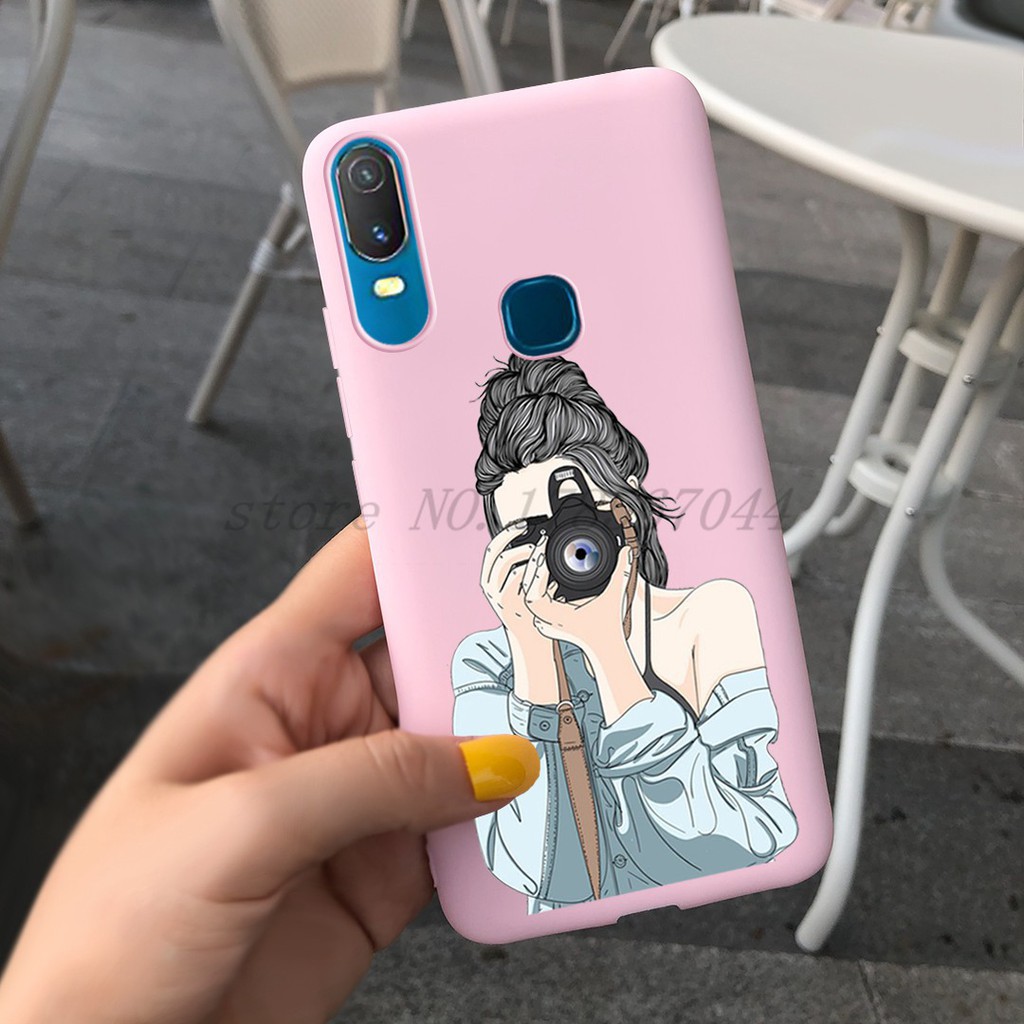 Vivo Y11 Ladies Back Cover เคสโทรศัพท์มือถือพิมพ์ลาย Girl สําหรับ Vivo