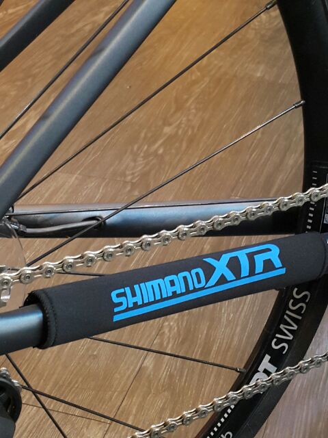 ผ้ากันโซ่จักรยาน-shimano-xtr-fox