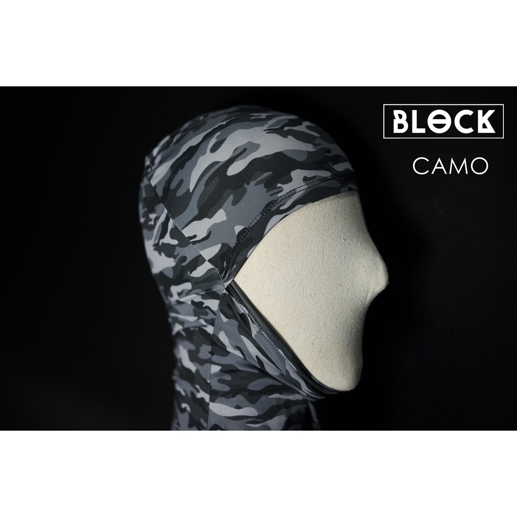 ภาพหน้าปกสินค้าโม่ง Block กัน UV แบบ Open face สีใหม่ Camo Grey จากร้าน bkkspeed บน Shopee