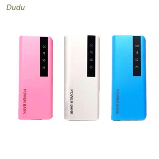 Dudu 5X18650 กล่องแบตเตอรี่สํารองแบบ Dual Usb ที่ชาร์จโทรศัพท์มือถือ Diy