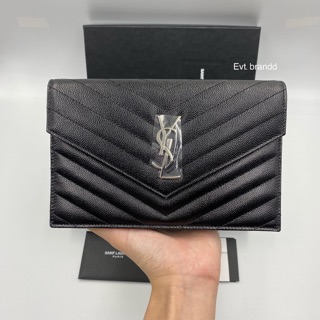 Kept unused YSL woc 7.5 black caviar shw y.19 Fullbox