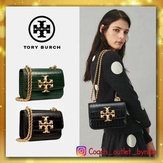 TORY BURCH ELEANOR CROC EMBOSSED LEATHER