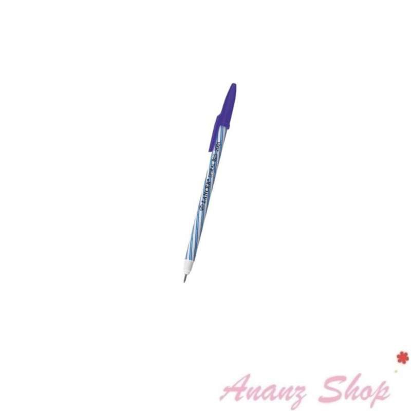 ปากกา-ปากกาลูกลื่น-ปากกามีปลอก-สีน้ำเงิน-0-5-มม-แพ็ค-12-แท่ง-lancer-spiral-825