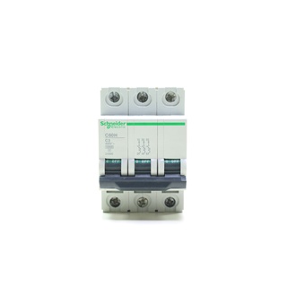 24996 C60H C3 Schneider Electric Miniature Circuit Breaker MCB C60H 3P 3A Schneider Electric  ใช้แทนรุ่น A9F84303