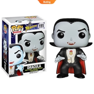 Funko Pop ! ของเล่นฟิกเกอร์โมเดล Monsters - Dracula # 111 พร้อมกล่อง